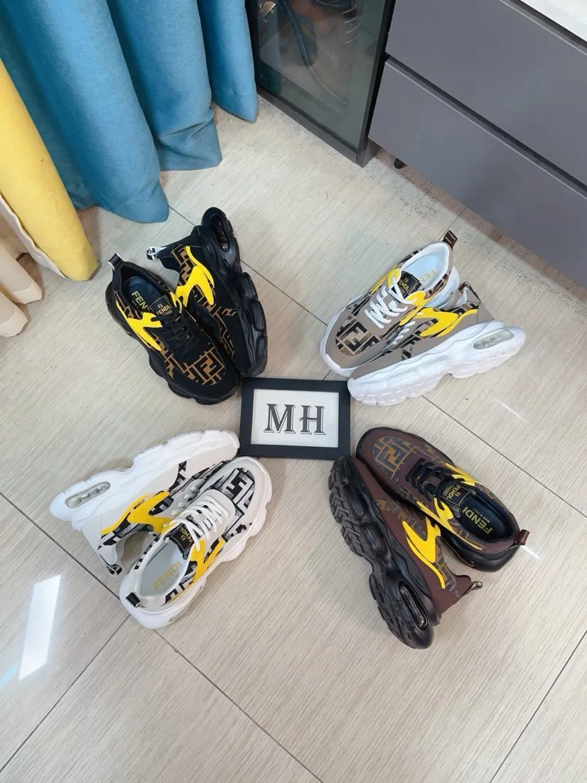 Men's shoes 💰438🌹🌹【fendi Fendi】: 🔝High-end brand of men's shoes: high-top series: official website 1:1 latest masterpiece: the upper is made of brand fabric with imported cowhide technology, ➕🐑made in sheepskin👍, making walking more convenient and comfortable, a stunning work, compared with the official quality, the beautiful 1:1 replica [color]! Create a fashionable personality to set off your uniqueness! A must-have for trendy men! 🔥Size: 38-44.